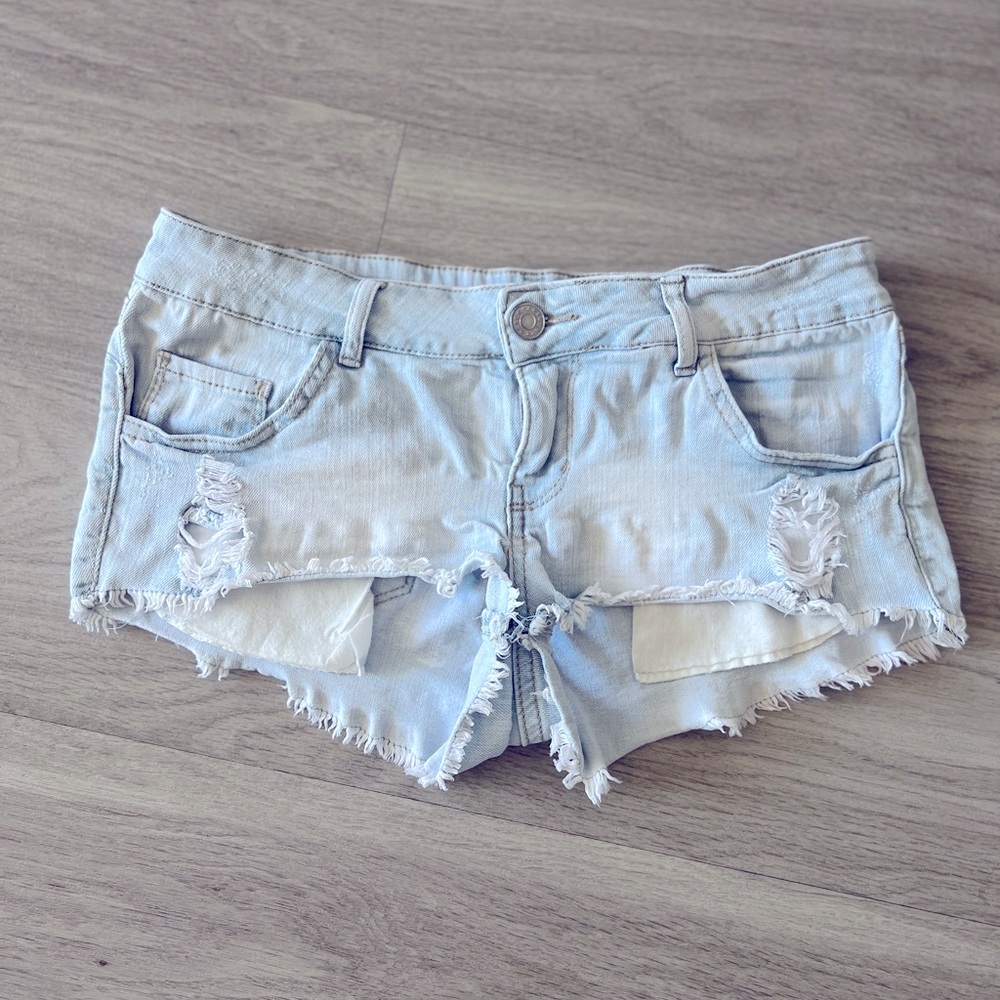 Refuge supershortie jean shorts.